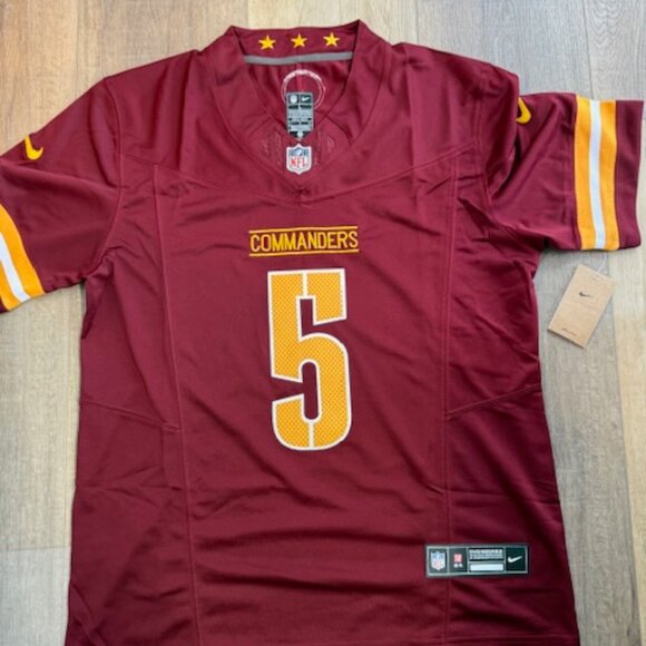 NEW NFL Washington Commanders DANIELS #5 Jersey Adult L - Picture 2 of 2